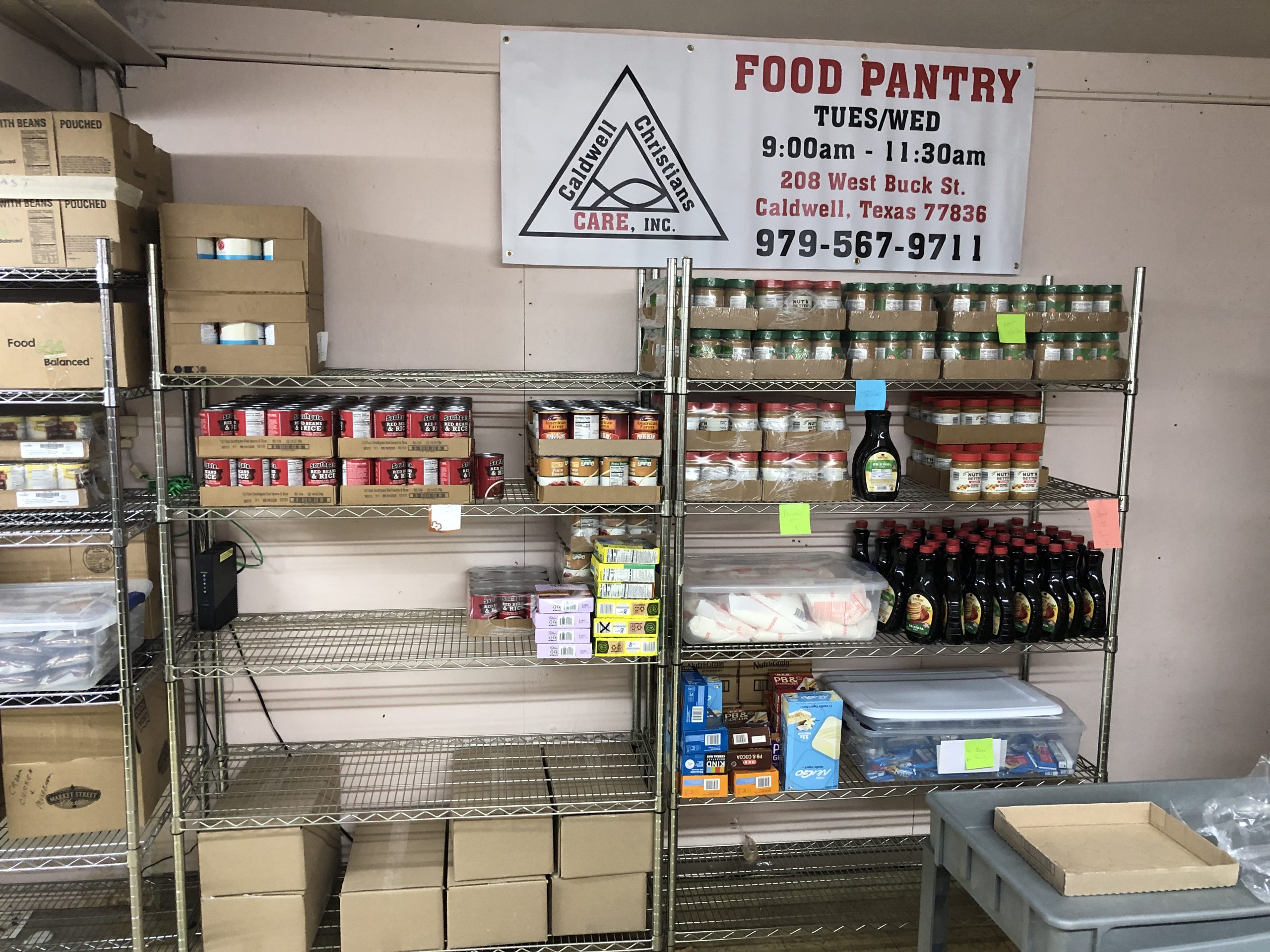 Caldwell Christians Care Food Pantry